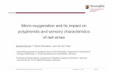 Micro-oxygenation and its impact on polyphenols and … · Micro-oxygenation and its impact on polyphenols and sensory characteristics of red wines Dominik Durner1,2, Patrick Nickolaus1,