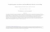 Capital gains taxation and inefficient block ownership · Rüdiger Fahlenbrach, Dirk Jenter, and Eric Nowak* This Version: March 17, 2018 Preliminary and incomplete Abstract ... We