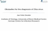 Jan Felix Drexler Institute of Virology, University of … · Obstacles for the diagnosis of Zika virus Jan Felix Drexler Institute of Virology, University of Bonn Medical Centre