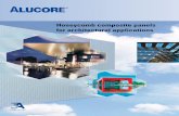 ALUCORE Honeycomb composite panels for … · - Calculation by computer programme „SOFISTIK“ - 0.2% proof stress of layers (R p0.2):N AW-5005A, H42: 80 N/mm E 2 EN AW-5754, H42: