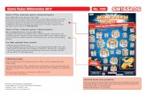 Game Rules Millionenlos 2017 No. 1119 - Swisslos · Game Rules Millionenlos 2017 No. 1119 Rules of Play «Calendar game» («Kalenderspiel») One million francs to be won every day!