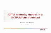 DITA maturity model in a SCRUM environment · • What is SCRUM • User documentation and SCRUM • DITA maturity model • Content strategy – step-by-step • Summary • Q&A.