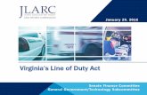 Virginia’s Line of Duty Actsfc.virginia.gov/pdf/General Gov/2016/012916_Line of Duty Act.pdf · Virginia’s Line of Duty Act January 29, 2016 . JLARC Line of Duty Act program provides
