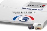 PRICE LIST 2013 - elodrive.de · Other products from ELODRIVE GmbH 4-19 20-29 30-41 42-49 50-51. 4. 5 Digital heating controllers Burner control Static heating circuit Mixed heating
