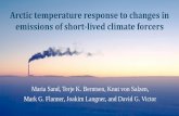 Arctic temperature response to changes in … · Arctic temperature response to changes in ... Maria Sand, Terje K. Berntsen, Knut von Salzen, Mark G. Flanner, ... Eckhardt et al