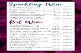 Sparkling Wine · Sparkling Wine Glass Bottle T’Gallant Prosecco Regional | VIC. $7.5 $32.9 Ingram Rd ‘En Vie’ Sparkling Yarra Valley | VIC. $7.9 $33.9