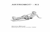 ARTROMOT - Rehabilitation Equipment K3... · The following settings must be made to transport the ARTROMOT®-K3: 5 4. Packing and unpacking Set the packing setting in the menu or