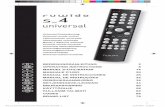 BA s 4 Universal, Innenteil, 105x210 mm CS6 - support …supportportal.ruwido.com/support_rc/download/m_series/ba_s_4... · Universal-Fernbedienung Universal remote control Télécommande