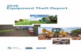 2016 Equipment Theft Report - ner.net · Top ten states for equipment theft in 2016 2016 uiment het eort 7. NOTES 1. The graph shows insured losses by type of location of the theft.
