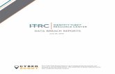 Identity Theft Resource Center report - idtheftcenter.org · 2018 Breaches Identified by the ITRC as of: 7/2/2018 The Identity Theft Resource Center breach database is updated daily