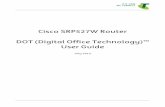 Cisco SRP527W Router - Telstra .Page 3 of 27 Section 1. Whatâ€™s in the Box Router (Cisco® Small