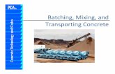 es d Transporting Concrete nd Co a ology n Tech oncret C · ASTM C94/C94M Standard Specification for ReadyStandard Specification for Ready--Mixed ConcreteMixed Concrete Materials