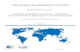 OECD DEVELOPMENT CENTRE · OECD DEVELOPMENT CENTRE MAKING REFORM HAPPEN IN COLOMBIA: THE PROCESS OF REGIONAL TRANSFER REFORM by Sebastián Nieto-Parra and Mauricio Olivera Research