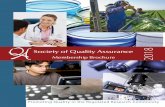 Society of Quality Assurance Membership Brochure … · Promoting Quality in the Regulated Research Community Society of Quality Assurance Membership Brochure 2018