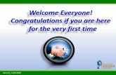 Welcome Everyone! Congratulations if you are here …assets.factsaboutherbalife.com/content/uploads/2016/01/29140821/We... · Welcome Everyone! Congratulations if you are here ...