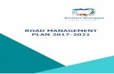 ROAD MANAGEMENT PLAN 2017-2021 - … · ROAD MANAGEMENT PLAN 2017-2021. ... 8.1 Extreme or Code Red Days ... • Control of this Plan, • Distribution of the Plan, ...