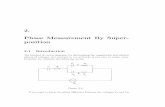 2. Phase Measurement By Super- positionphysics.iitd.ac.in/experiments/phase_measurement.pdf · 2. Phase Measurement By Super-position 2.1Introduction The method of vector diagrams