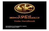 Mhi Vode Handbook - Amazon S3 · 11/10/2016 · Vode Handbook Vode Handbook Compiled by Ehrensache Legacy Revised August 2017 CONTENTS . Welcome to Vode 1 ... Have fun! We want to