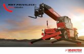 MRT PRIVILEGE Rotating telehandlers - volcke.com · world Founded over 60 years ago by the Braud family, the Manitou Group now operates worldwide. A world leader in all-terrain material
