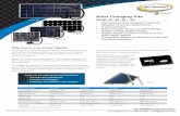 Solar Charging Kits - gpelectric.com · • Expandible (allows for additional solar with the same regulator) Solar panels are mounted securely, and without worry of leaks, with the
