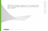 May 24, 2007 The Forrester Wave™: Customer Service ...pegasus.javeriana.edu.co/~CIS0710IS09/entregables/Customer service... · salesforce.com, and SAP are Leaders for customer record-centric