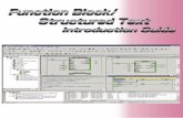 Function Block/Structured Text - Omron Please be sure to read and understand Precautions and Introductions in CX-Programmer Operation Manual Function Block/Structured Textand CX-Programmer