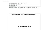 CJ2 CPU Unit Hardware USER'S MANUAL - … Support Software Connecting Cables Procedures for connecting the CX-Programmer Support Software Software setting methods for the CPU Unit