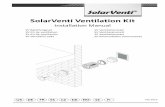 SolarVenti Ventilation Kit · SolarVenti Ventilation Kit Installation Manual ... Enfriamiento Kylning Chladící systém Vilennys III. Additional installation tips … ...