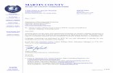 MARTIN COUNTY - documents.martin.fl.us · MARTIN COUNTY BOARD OF COUNTY COMMISSIONERS UTILITIES & SOLID WASTE DEPARTMENT PO Box 9000 Stuart, FL 34995-9000 John E. Polley Director