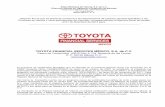 TOYOTA FINANCIAL SERVICES MÉXICO, S.A. de …toyotacredito.com.mx/home/estadosfinancieros/infoanua.pdf · Estados Financieros Dictaminados de Toyota Financial Services México, S.A.