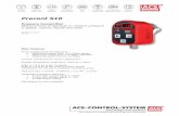 Precont S10 - ACS-Control-System · 01.15 Technical manual Main features Finely graded pressure measuring • Measuring ranges from -1 to 60bar, gauge • Measuring ranges from 0