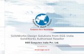 SolidWorks Design Solutions from EGS India SolidWorks Authorised Reseller · About SolidWorks • Established 3D CAD Software for Mechanical Design • Rich Functionalities to address