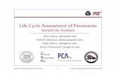 Life Cycle Assessment of Life Cycle Assessment of ... · Life Cycle Assessment of Life Cycle Assessment of PavementsPavements Sensitivity Analysis Alex Loijos, alex@mit.edu Mehdi