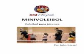 Voleibol para jóvenes - TeamUSA/media/USA_Volleyball/Documents/Resources/Mini...cómo los jugadores de playa hacen el precalentamiento con golpes de antebrazo/pase‐armado‐golpe.