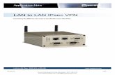 LAN to LAN IPsec VPN - Westermo Sales · between a Westermo MRD-310 3G Router and a Westermo DR-250 ADSL2+ ... Dead Peer Detection 16 YES DPD delay & timeout 17 60s/120s MTU 18 19
