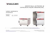 INSTALLATION & OPERATION MANUAL - Bakedeco · When the Vulcan Cook & Hold Oven finishes the cooking cycle, it automatically switches to the hold cycle. Throughout this manual we recommend