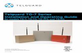 Telguard TG-7 Series Installation and Operating Guidestore.grouponenw.com/v/cutsheets/Telular-TG7LAF01-install-manual.pdf · COMPANY CONFIDENTIAL For use by TELGUARD® customers only.