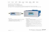 Prosonic S FMU95 - Endress+Hauser · Prosonic S FMU95 Transmitter in housing for field or top-hat rail mounting ... (NTC) is integrated in the ultrasonic sensors. Interference echo