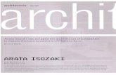  · rchii architecture May 2001 Arata Isozaki has stripped his architecture of symbolism to expose the bare essentials of Platonic form. By Aaron Betsky