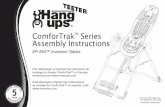 R ComforTrakTM Series Assembly Instructions - Costco · the important components of your new Teeter Hang Ups ... • Este producto está diseñado solamente para uso casero en interiores.