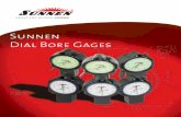Sunnen Dial Bore Gages · available in blind hole configuration. Available 4 weeks after receipt of order. Sunnen’s E-Series Digital Dial Bore Gages Sunnen’s easy-to-read digital