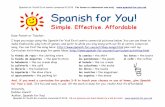 Spanish for You! En el centro comercial · Dear Parent or Teacher, I hope you enjoy using the Spanish for You! En el centro comercial pictures below. You can use them to make flashcards,