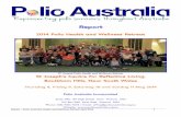 Report - Polio Australia – Representing polio survivors ... · Syndrome (PPS), and associated ... Melbourne Business School in Mt Eliza, Victoria, ... Steve de Graaff for self-management