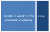 book of abstracts - UF Water Institutewaterinstitute.ufl.edu/Symposium2016/downloads/2016BookOfAbstrac… · using smart irrigation apps to show the value of extension to local government