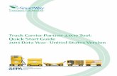 Truck Carrier Partner 2.0.15 Tool: Quick Start Guide, … · Truck Carrier Partner 2.0.15 Tool: Quick Start Guide 2015 Data Year - United States Version . Transportation and Climate