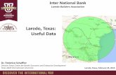Laredo, Texas: Useful Datatexascenter.tamiu.edu/PDF/BRS/20160225-INBPresentation.pdf · Dr. Federico Schaffler. Director Texas Center for Border Economic and Enterprise Development.
