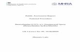 Public Assessment Report - Medicines and … · Public Assessment Report ... Oromucosal Spray (Aziende Chimiche Riunite Angelini Francesco, ACRAF, S.p.A), and that the benefit outweighs
