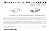 PEG060421CEVersion:0603 Service Manual - Panasonic · Version A Version B Remark:According to the different structure, we divide the same model into ... (M4*8) 5 For Fixing Flange