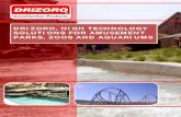 DRIZORO, HIGH TECHNOLOGY SOLUTIONS FOR … · and stands in Loro-Parque Dolphin show – amusement park at Canary Islands (Spain) Waterproofing of penguin pool in Loro-Parque Dolphin