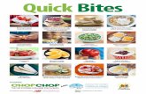 Quick Bites - Bright Futures Futures Documents/QuickBites.pdf · Apple sauce with yogurt Salsa de manzana con yogurt ... Pineapple chunks Pedazos de la piña Frozen peas Chícharos